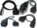 Adaptery z OBD2 na Fiat, BMW, OBD1, MB38, Sprinter