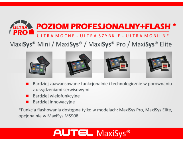 AUTEL MaxiSYS MS908S ELITE + Flash J2534 Profesjonalny
